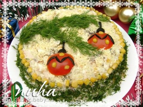 Рецепт и фото новогодних салатов