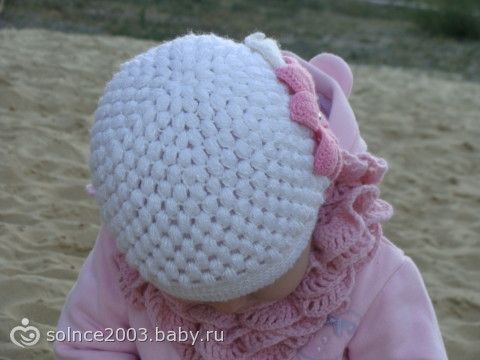 Вяжем шапку с шишечками Вяжем шапку с шишечками