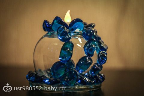 Поделки из цветных камней стеклянных