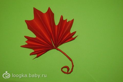 Оригами кленовый лист Оригами кленовый лист
