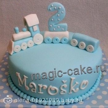 Торт из мастики на 2 годика своими руками Торт из мастики на 2 годика своими руками