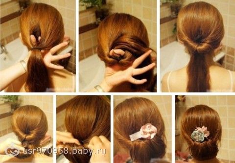 Лёгкие причёски на каждый день