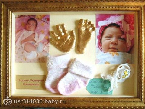 Слепки детских ручек своими руками Слепки детских ручек своими руками