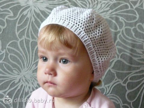 Берет для младенца спицами