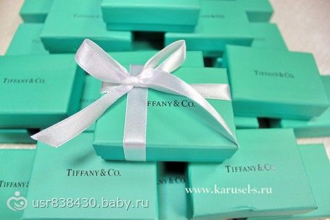 Коробочки тиффани своими руками