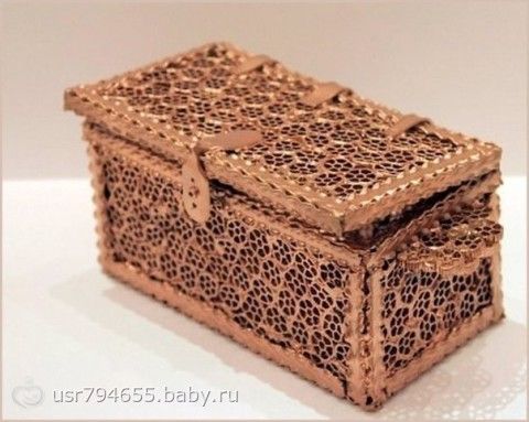 Шкатулка из макарон как сделать Шкатулка из макарон как сделать