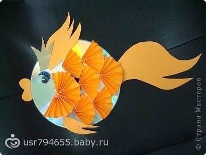 Поделки из дисков для школы
