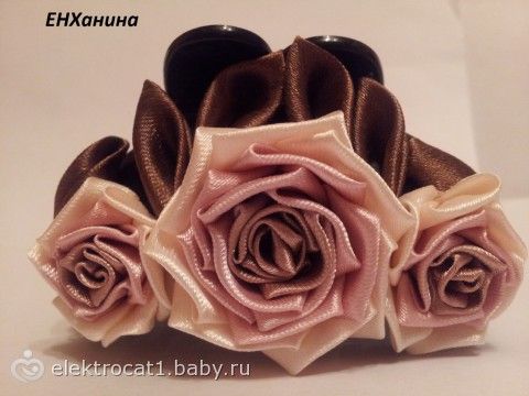 Как сделать цветок на крабик Как сделать цветок на крабик