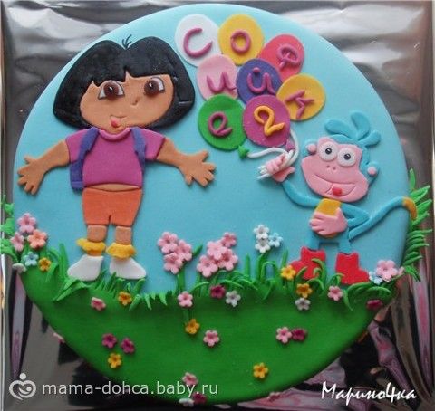 Торт детский на 3 года