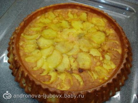 Заливной пирог с картошкой на сметане и майонезе рецепт с