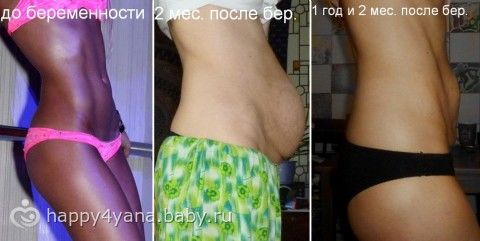 Живот как пресс при беременности