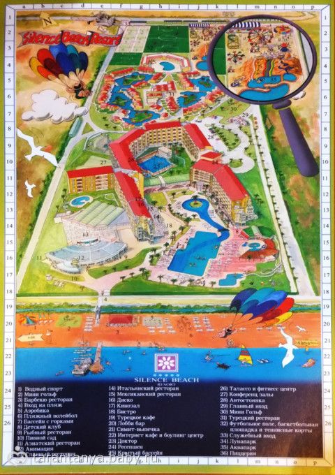 Sueno hotels beach side 5 карта отеля