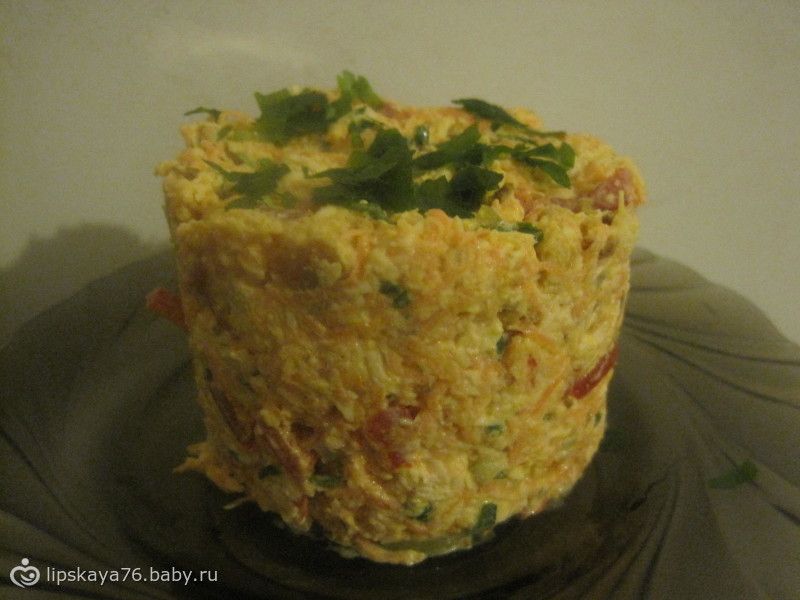Салат "Счастливая курочка" Салат "Счастливая курочка"