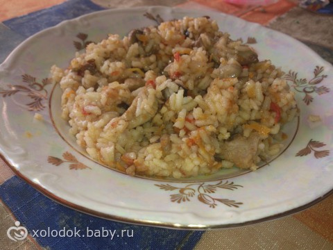 отчёт по приготовлению овощного плова