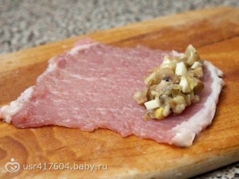 Рулетики мясные.