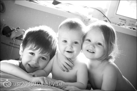 Трое наших малышей)))