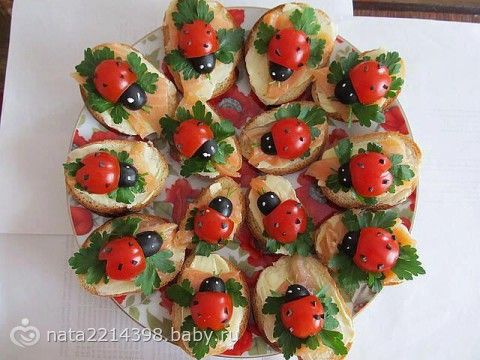 Рецепты детских закусок фото