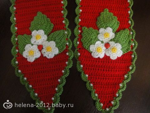 Скороспелая клубничка для крестницы)))