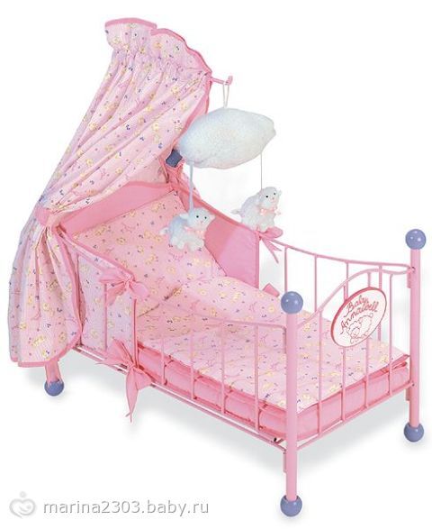 кроватка для baby annabell