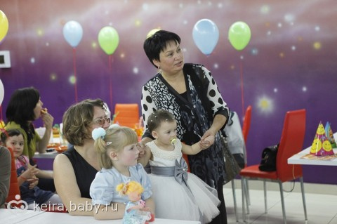 Доченьке 1 годик!!! Часть вторая. Отмечали в кафе…