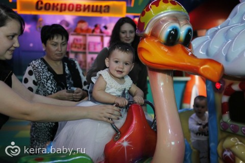 Доченьке 1 годик!!! Часть вторая. Отмечали в кафе…