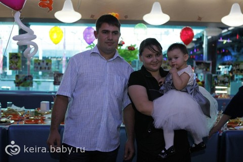 Доченьке 1 годик!!! Часть вторая. Отмечали в кафе…