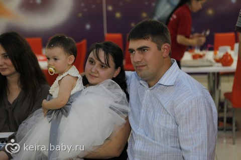 Доченьке 1 годик!!! Часть вторая. Отмечали в кафе…