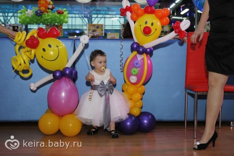 Доченьке 1 годик!!! Часть вторая. Отмечали в кафе…