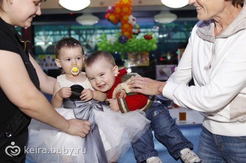 Доченьке 1 годик!!! Часть вторая. Отмечали в кафе…