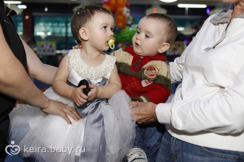 Доченьке 1 годик!!! Часть вторая. Отмечали в кафе…