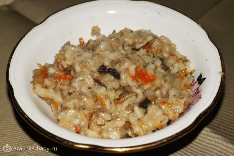 Перловка с овощами Перловка с овощами